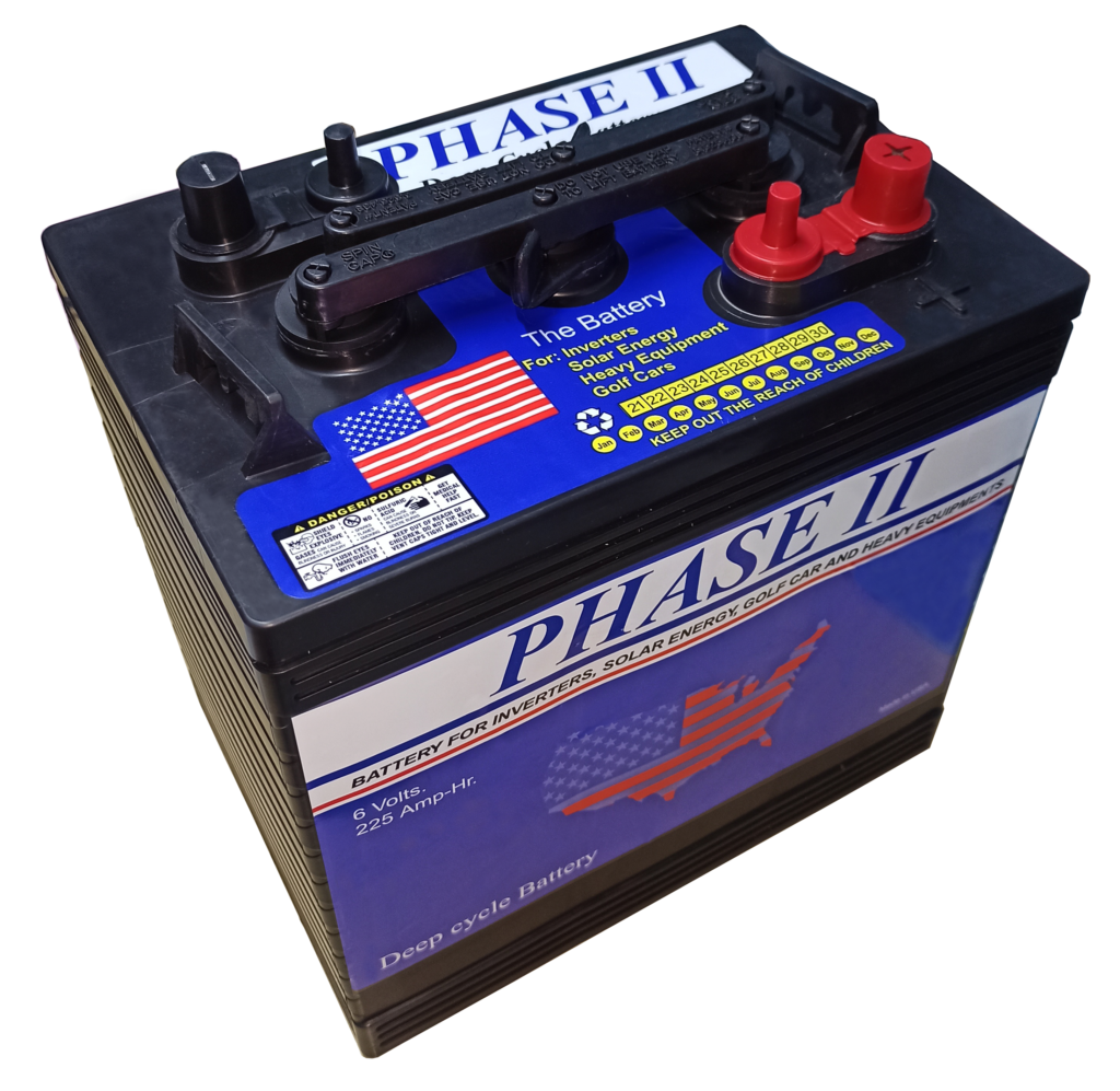 Batería Phase II 6 VDC 225 A/H Suenna Electrónica