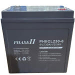 Batería Gel (libre de mantenimiento) Phase II 6 Voltios 230 Ah