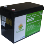 Batería Litio LiFePO4 (libre de mantenimiento) S.E Green 12 Voltios 314 Ah